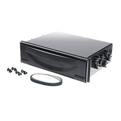 槌屋ヤック(Tsuchiya Yac) 車内用品 車内オーディオ用品 DIN BOX フリータイプ フタ付 ブラック VP-D11