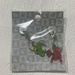 未開封品　ストライク&ハッサム　ポケモンセンター　全国ずかんメタルチャーム　2012年版　ポケモン　ポケットモンスターグッズ　Pokemon