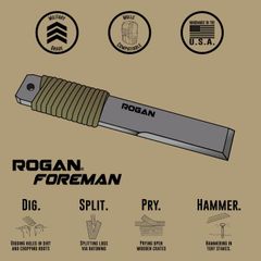 Rogan USA FOREMAN pry tool バトニング ツール