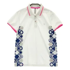 サイズ：L AND PER SE アンパスィ  半袖 ポロシャツ  ホワイト系 [240101206933]# ゴルフウェア レディース ストスト