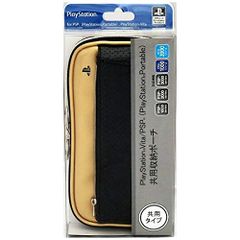 PS Vita/PSP 共用収納ポーチ (Gold) [video game]