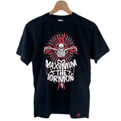 入手困難 美品 マキシマム ザ ホルモン 半袖Tシャツ M ブラック 黒T バンド MAXIMUM THE HORMONE 邦楽 邦ロック グッズ メンズ レディース 音楽Tシャツ バンT レア