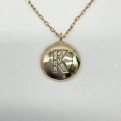 【HIROTAKA】ヒロタカ バーネックレス K10 ダイヤモンド0.12ct ヒロタカ Hirotaka】 ネックレス ゴッサマー ロングバー