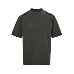 【今日特価】Maison Margiela 25ss 刺繍アルファベット T シャツ