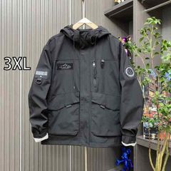 新品未使用/3XL】FREE SPIRIT フード付き 中綿ジャケット カーキ 