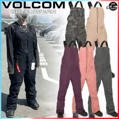 23-24 VOLCOM/ボルコム SWIFT BIB overall レディース 防水ビブパンツ スノーボードウェア スノーウェアー 2024 型落ち
