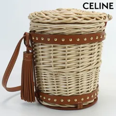 セリーヌ CELINE 斜め掛け ショルダーバッグ レディース クラシック パニエ ミニバケット - メルカリ