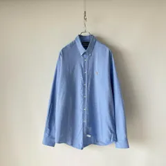 90s ラルフローレン　ヤーマス　ボタンダウンシャツ ポニー刺繍ロゴ Ralph Lauren YARMOUTH D2