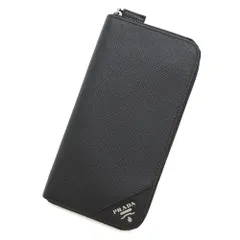 プラダ 長財布 サフィアーノ ラウンドファスナー 2ML317 PRADA 財布 黒