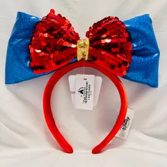 【新品未使用タグ付き】上海ディズニー 　海外限定　白雪姫　リボン　カチューシャ