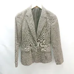 ◇ ORIHICA オリヒカ 総裏地 シングル 無地 長袖 テーラードジャケット サイズ11R ブラウン レディース E  【1304210004797】