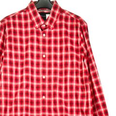 カルバンクライン ジーンズ シャツ チェック メンズ M ボタンダウン チェック 古着