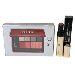 DD113【未使用】BOBBI BROWN ボビーブラウン Luxe Shine Intense Lipstick リュクス シャイン インテンス リップスティック 口紅/Dior Ultra Dior Fashion Palette Be Intense