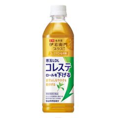 伊右衛門プラス コレステロール対策（機能性表示食品） 500mlペットボトル 24本入〔いえもん茶　伊衛門　500ミリ　PET　いえもん〕