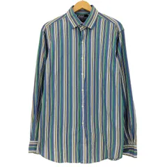 ポロバイラルフローレン Polo by RALPH LAUREN 90S インドネシア製 REGENT オーバーサイズ ストライプ L/S シャツ メンズ import：XL 
