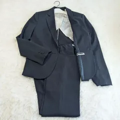 【大きいサイズ】TOPVALU パンツスーツ 春夏 15YR 洗濯可 黒