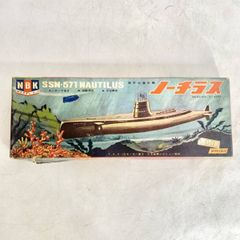 ☆NBK 日本文化教材社☆　ノーチラス号 1959年発売　初販　当時物 ジャンク NBK 原子力潜水艦 ノーチラス号 | 「模型探偵団」明石小五郎の