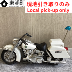 251,【発送不可、現地引取りのみ】【ジャンク品】【リユース品】白バイ　POLICE　バイク