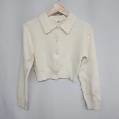 ◇ one after another NICE CLAUP 長袖 カーディガン サイズF アイボリー レディース E  【1407180063440】