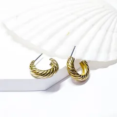 大人のフープピアス【ete495】