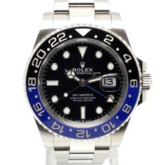 【楠本質店/元住吉】未使用品　ロレックス/ROLEX　GMTマスターII　126710BLNR　黒青ベゼル　オイスターブレス　ランダム番　購入日：2022年11月　メンズ　腕時計