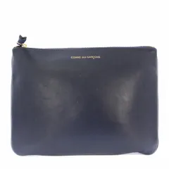 コムデギャルソン COMME des GARCONS ポーチ レザー 紺 /TK ●Dのサムネイル