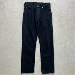 00年代 英国製 Levi's ユーロリーバイス 501 ブラックデニムパンツ メンズW29 レディース 