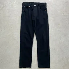 00年代 英国製 Levi's ユーロリーバイス 501 ブラックデニムパンツ メンズW29 レディース