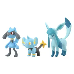 【中古】食玩 トレーディングフィギュア 2.リオル＆コリンク＆グレイシア 「ポケモンスケールワールド シンオウ地方2」