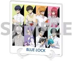 【中古】アクリルスタンド・アクリルパネル 02.メガネver. 集合デザイン(描き下ろしイラスト) アクリルアートボード 「ブルーロック」