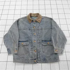 ◇ Θ Unitage ユニテージ 2WAY オーバーサイズ 長袖 デニムジャケット サイズF ブルー系 レディース E  【1509180007544】