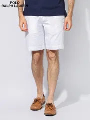 POLO RALPH LAUREN (ポロラルフローレン) ストレッチコットンツイル ノータック チノショーツ CLASSIC FIT RL710684433 メンズ (ホワイト)