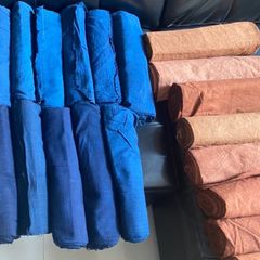 出張割引 RFA レンテン族の藍染め生地7m反物 藍染め手織り - メルカリ