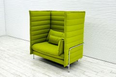 Vitra Alcove sofa ヴィトラ アルコーヴソファ 中古 一人用ソファ ハイバックソファ 中古オフィス家具 1200/850/1370 【A000003425】