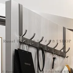 ドアハンガー 2連 フック 簡単取付 ドア掛け ハンガー インテリア 吊り下げ コートハンガー ウォールハンガー  防錆 ホワイト ブラック