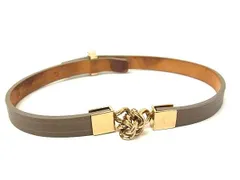 MAISON BOINET メゾンボワネ　レザーバングル　ゴールド金具 MAISON BOINET - メゾンボワネ レザーブレスレットバングル