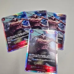 ワンピースカードゲーム エドワード・ニューゲート SR OP02-004 4枚セット