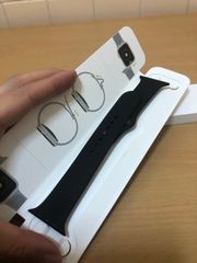 Apple Watch | Hermes アップルウォッチ エルメス ラバーバンド 45mm ブラック　FK
