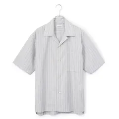 【ATELIER BETON】STRIPE OPEN COLLAR SHORT SLEEVE SHIRTのサムネイル