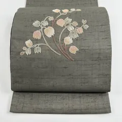◇【最終値下げ】403mn95◇夏帯 総刺繍 相良刺繍 金糸 丸文 名古屋帯◇ 9nobi1573_1.jpg