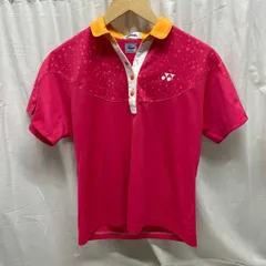 ヨネックス 鹿児島女子高校 バドミントン部 支給品 実用品 ユニフォーム プラシャツ ポロシャツ O ピンク YONEX