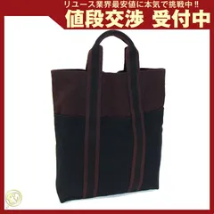 桃*郎様 HERMES★フールトゥ カバス HERMES エルメス フールトゥ カバス トートバッグ ハーフレザー