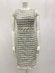 952 JEWELS ジュエルズ　キャバクラ　ドレス　ツイードラメ　ノースリーブ　タイト　キャバドレス　S