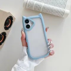 【数量限定】カバー 猫耳 ネコミミ ねこみみ 猫 ケース ネコ ねこ 背面クリア シンプル おしゃれ iPhone16 iPhone16 ケース かわいい 指紋防止 耐衝撃 韓国 スマホケース