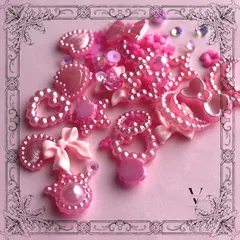 ピンク　バラエティパック　ネイルパーツ #015