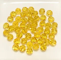 ◆スワロフスキー【5000】ライトトパーズ 4mmのサムネイル