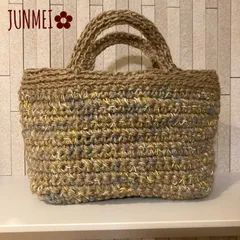 麻紐バッグ　ハンドメイド