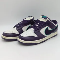 NIKE ナイキ DUNK LOW RETRO UNIVERSITY ダンクロー レトロ ユニバーシティー スニーカー メンズ 28cm パープル グリーン ホワイト  C-2-5