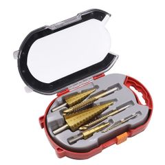 新品 木工 金属加工 穴あけ 6mm/8mm/3mm ツイストドリル 4-32mm/4-20mm/4-12mm ケース付 タケノコドリル HSS高速鋼 ドリルビット