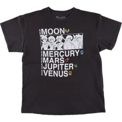 古着 SAILOR MOON 美少女戦士セーラームーン アニメ キャラクタープリントTシャツ メンズL相当/eaa528891